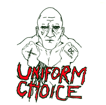 UNIFORM CHOICE "S/T" LP (Mankind) Reissue CLEAR VINYL